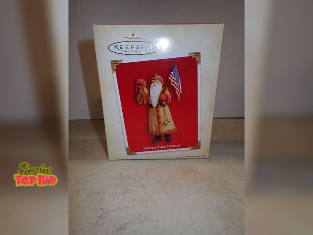 Lot 59-41706 - Hallmark keepsake North Pole Patriot ornament