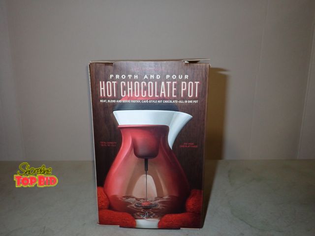 Lot 59-33400 - Williams-Sonoma Froth &amp; Pour Hot Chocolate Pot 32 fl. oz.