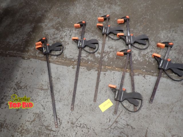 Lot 59-20160 - 6 Tool Shop Grip Clamps