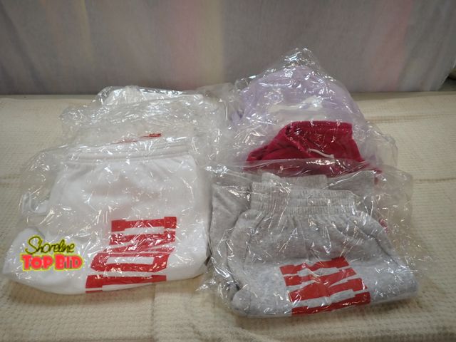 Lot 59-45074 - New Old Stock Sweat Shorts Variety of Colors, 6 Packages - Total of 12 - Sizes 4 Pair 4X, 1 pair XLa...