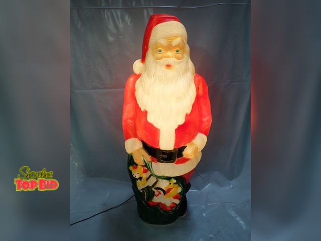 Lot 59-14277 - Vintage Empire Santa Claus Blow Mold, A Classic Piece of Mid-Century Americana often Used for Indoor...