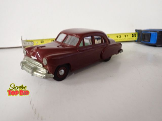 Lot 59-43364 - 1950 Chevy 4-Door Sedan Regal Maroon Dealer Promotional Bank