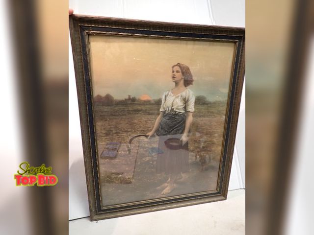Lot 59-14453 - Reproduction of the Famous 1884 Oil Painting Titled "The Song of the Lark by French Naturalist Artis...