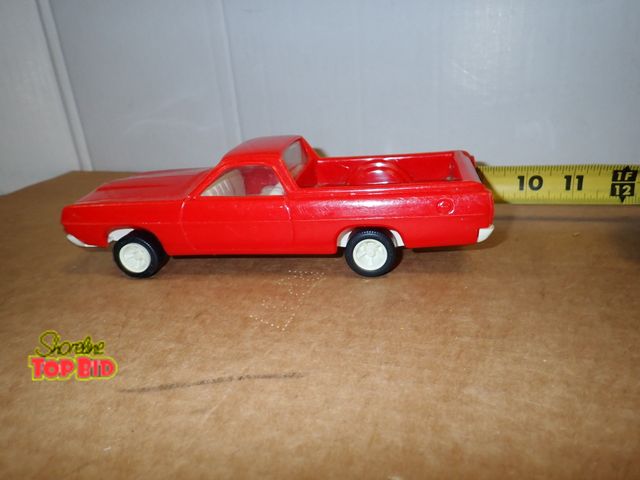Lot 59-24115 - Tonka Red Pick Up Truck El Camino/Ranchero 1960s Plastic 9" long