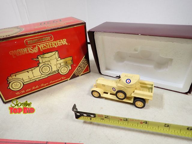 Lot 59-41179 - Matchbox 1920 Models of Yester Years Rolls Royce Armored Car 4" Diecast