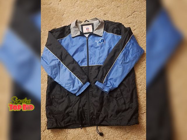 Lot 59-76002 - 1 NFL Detroit Lions Spring Jacket, Size Large