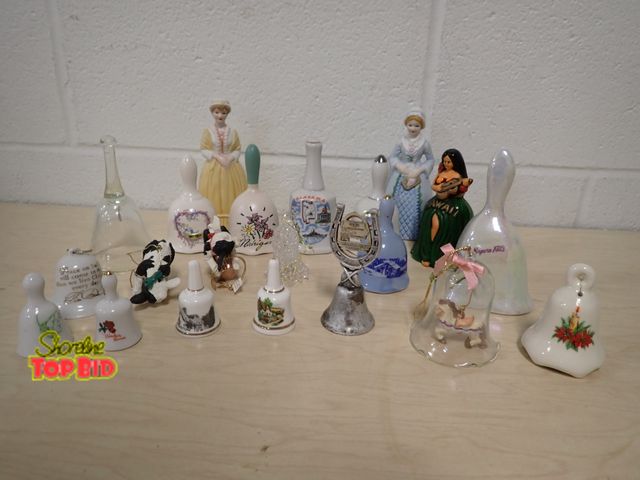 Lot 59-45048 - 21 Vintage Collectible Hand Bells