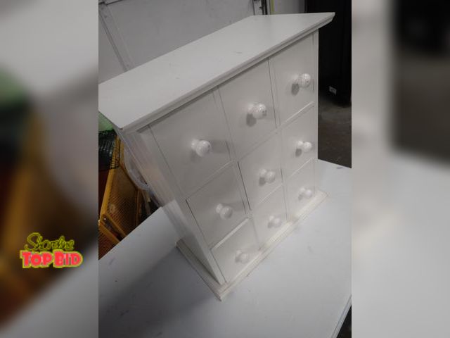 Lot 59-96025 - Desktop Storage/Organizer 9-Cubby Drawers 16" x 14" x 7" or Wall Hanger