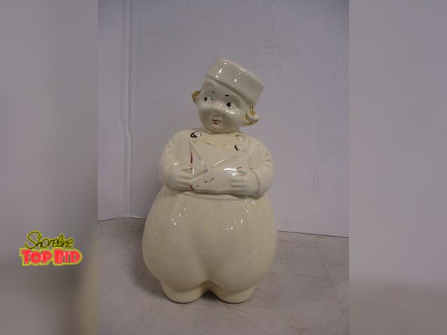 Lot 59-30117 - Antique American Bisque 1940s Dutch Boy Cookie Jar