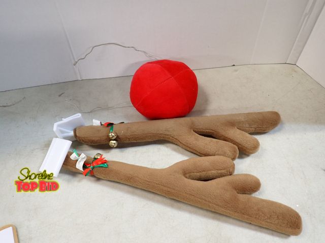 Lot 59-41491 - Car reindeer costume antlers and red nose