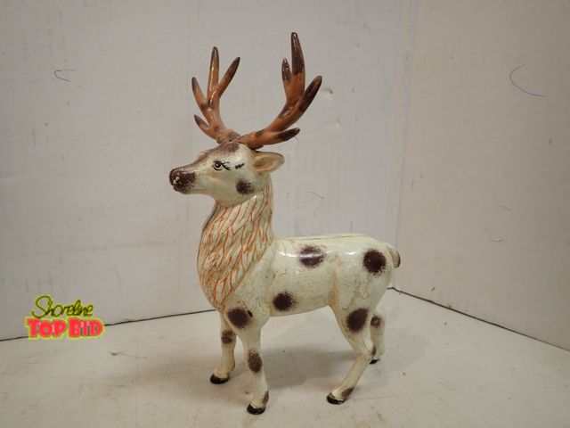 Lot 59-14515 - Antique Cast Iron Reindeer Coin Bank by A.C. Williams Company, Eary-to-Mid 1900s