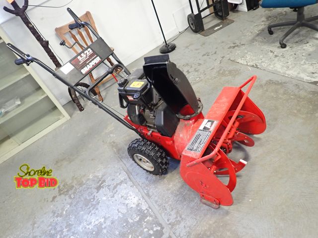 Lot 59-43811 - Snapper 5.5 HP 22" Width Snow Blower, Runs Like New