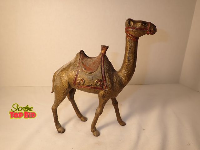 Lot 59-20070 - Antique Cast Iron Camel Still Bank by A.C. Williams, circa 1910-1920s, 7.5" tall x 7.25" long. Est. ...