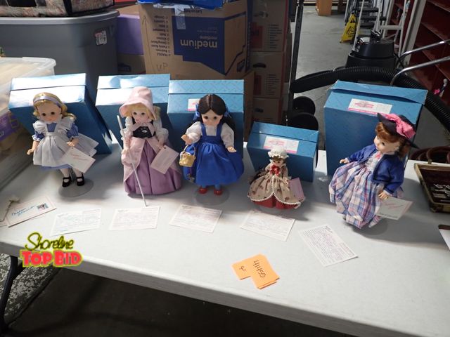 Lot 59-41455 - 5 Alexander Dolls with Original Boxes, Great Condition