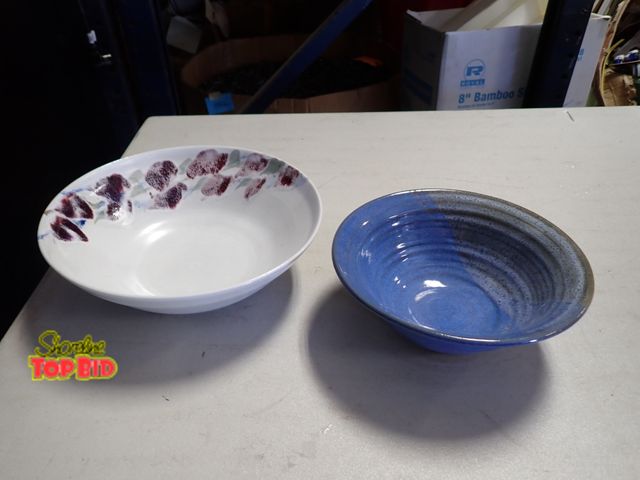 Lot 59-21429 - 2 Signed Pottery Bowls