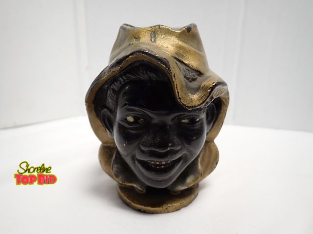 Lot 59-10222 - Antique Cast Iron "Two-Faced" Still Banks by A.C. Williams Co., These were produced in the early 190...