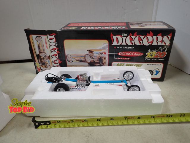 Lot 59-41405 - Diecast the Diggers Fuel Dragster, New