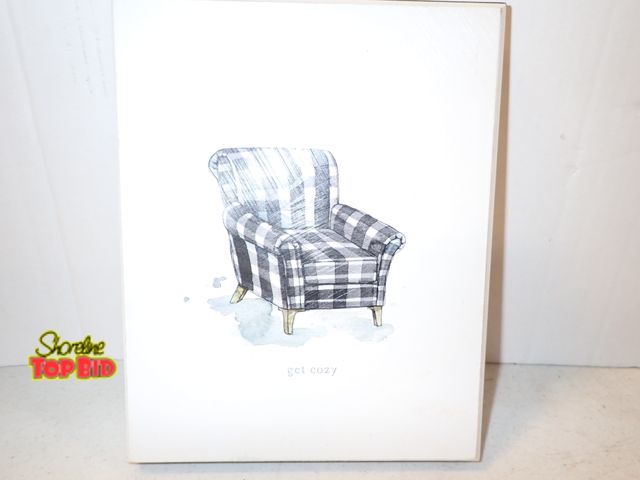 Lot 59-43440 - Wall Decor Get Cozy 10" x 8"