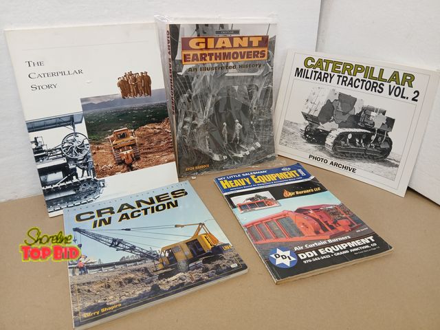 Lot 59-71006 - Lot of caterpillar and earth moving machines books