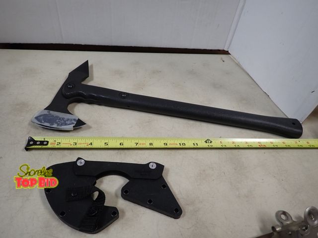 Lot 59-41280 - 19 1/2" Cold Steel Trench Hawk Drop Forged from 5150 Carbon Steel, New