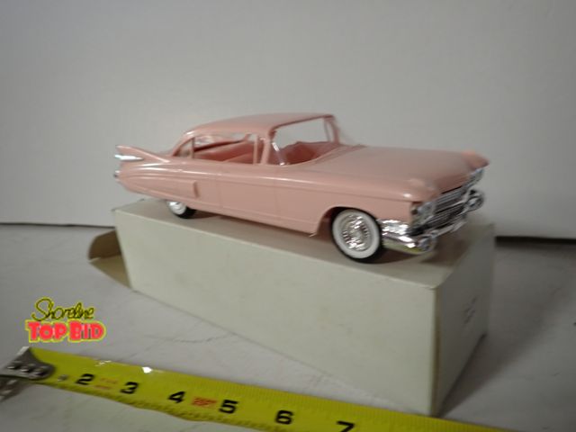 Lot 59-43296 - 1959 Elvis Pink on Pink Cadillac Promo Car, Mint Condition 8 1/2" long