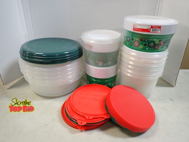 Lot 59-41559 - Holiday Storage Containers