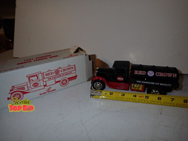 Lot 59-43312 - Die-Cast 1931 Sterling Amoco Tanker Bank, Mint - Never Opened by Scale Models