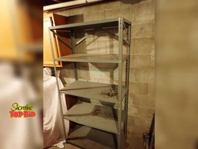 Lot 59-43362 - 5-Tier Metal Shelving Unit 72" x 30" x 18"