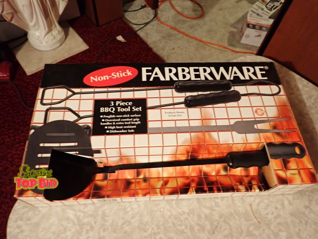 Lot 59-43342 - Farberware 3-pc BBQ tool Set, New