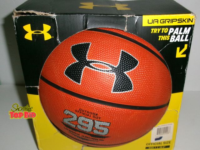 Lot 59-74545 - New Under Armour 295 Official Size Basketball - box has wear.