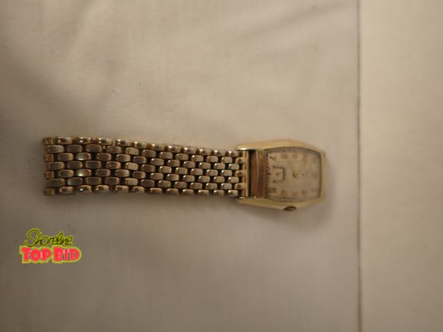 Lot 59-21169 - Gemex 1940s Art Deco Geometric "Tank" Silhouette Watch, Working