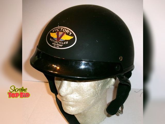 Lot 59-74453 - Victory Polaris Motorcycle Helmet - Size Large