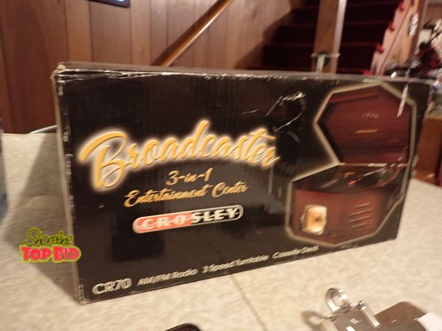 Lot 59-43147 - New Old Stock Broadcasters 3-in-1 Entertainment Center by Crosley