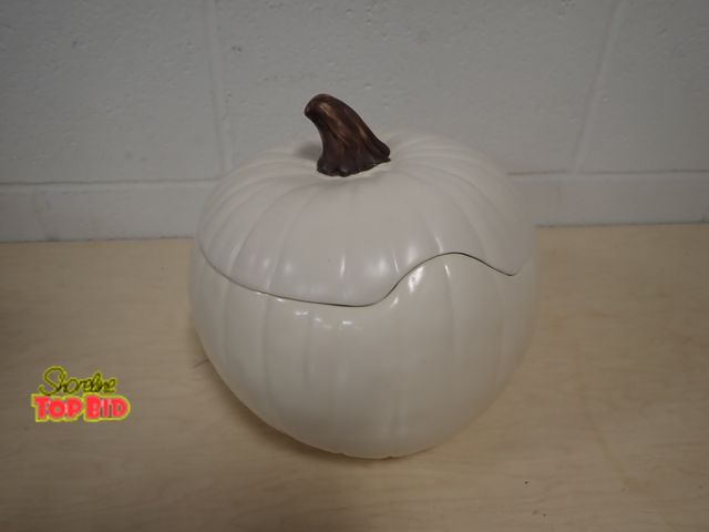 Lot 59-41267 - Pottery Barn Ceramic Pumpkin