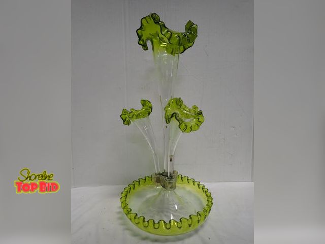 Lot 59-14047 - Antique Victorian Era Epergne, a Multi-Piece Centerpiece Typically Used to Hold Flowers, Sweets or F...