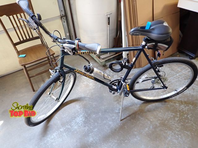 Lot 59-38325 - Like New Specialized Hard-Rock Men's Mountain Bike 21-Speed (Road in Basement on Sportneer Trainer S...