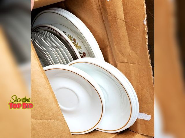 Lot 59-43622 - Corelle dishes and others