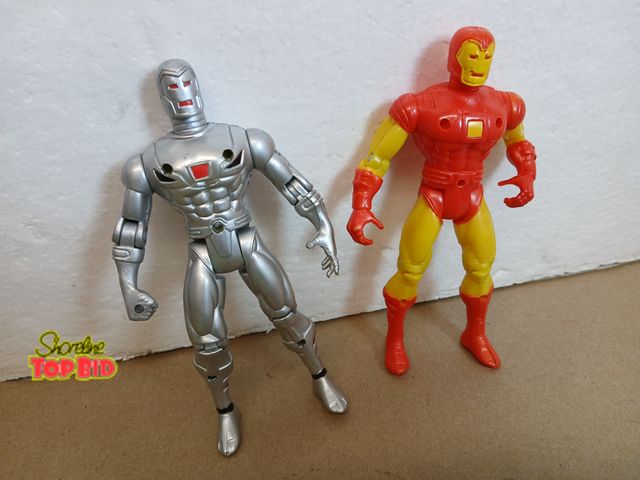 Lot 59-71035 - Lot Of  2  Iron Man Action Figures Vintage ToyBiz