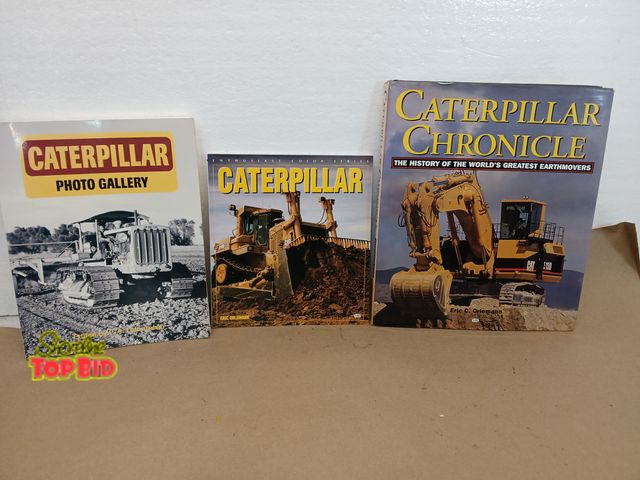 Lot 59-71055 - 3 caterpillar books 1 Hardcover 2 paperback all good condition