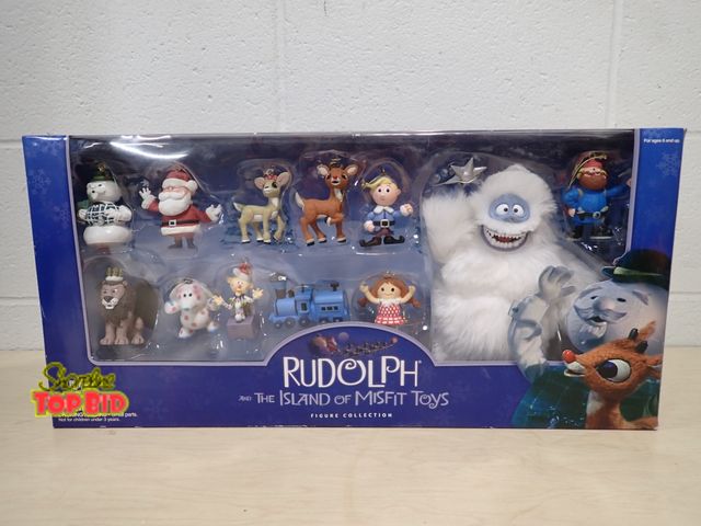 Lot 59-41050 - Playing Mantis Rudolph and the Island of Misfit Toys Figurine Collection - Complete