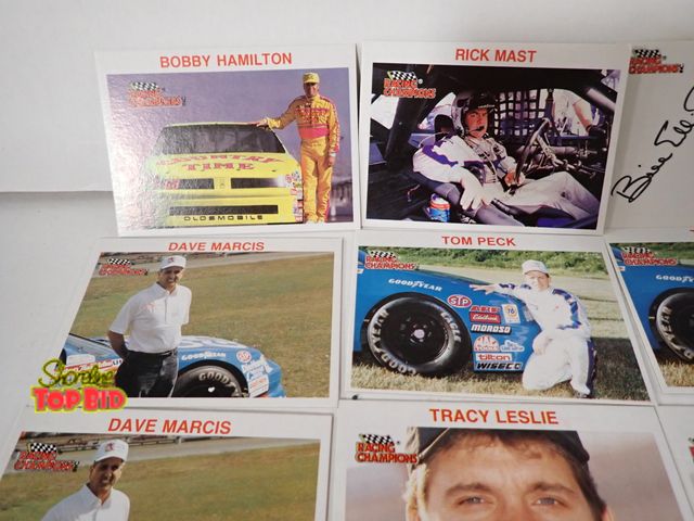 Lot 59-43125 - Vintage Nascar Collector Cards, 20 Cards, Signed