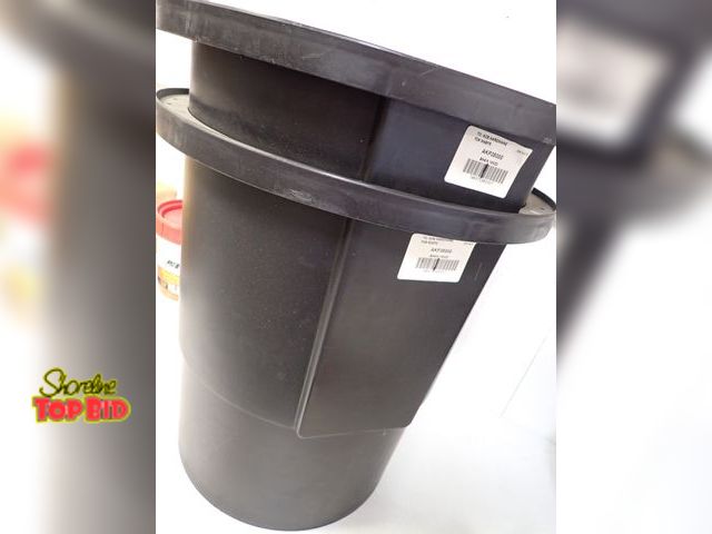 Lot 59-21136 - 18" dia x 22" Black Waste Basket, 2. Benefits YMCA Camp Pendalouan