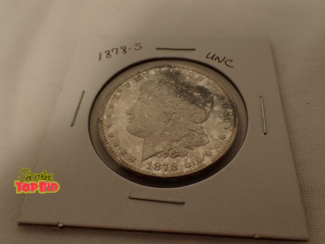 Lot 59-21156 - Uncirculated 1878-S Morgan Silver Dollar