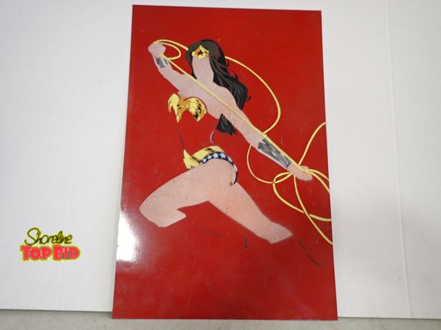 Lot 59-58149 - Metal Wonder Woman Sign