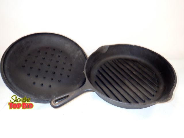 Lot 59-14459 - 1940s Wagner Ware No. 1129V Cast Iron Angus Broiler with Lid