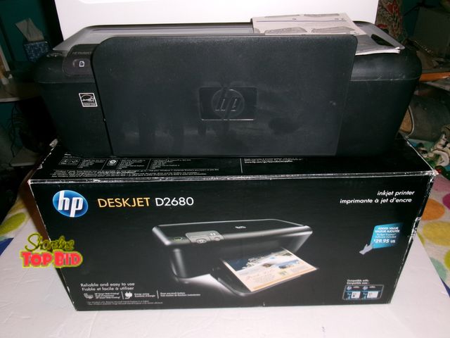 Lot 59-74520 - HP D2680 HP DeskJet D2680 Standard Inkjet Printer - fully functional - preowned