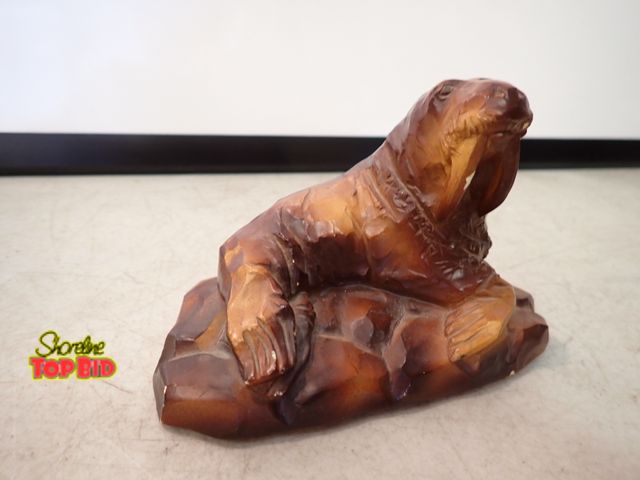 Lot 59-13005 - Hand Carved Walrus, Canada 5 1/2" long