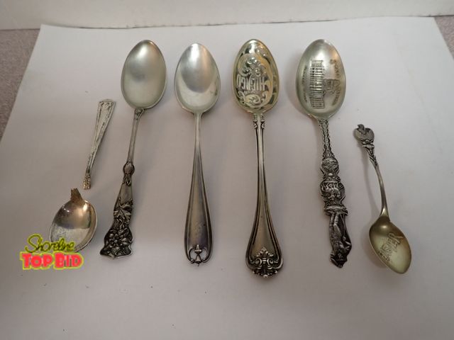 Lot 59-30000 - Misc. Sterling Spoons 78.15 grams Total Sterling Silver