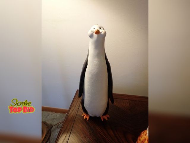 Lot 59-43081 - Vintage Large Penguin Figurine 16" tall