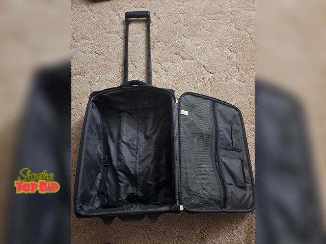 Lot 59-76002 - Black carry-on luggage..in good shape..clean